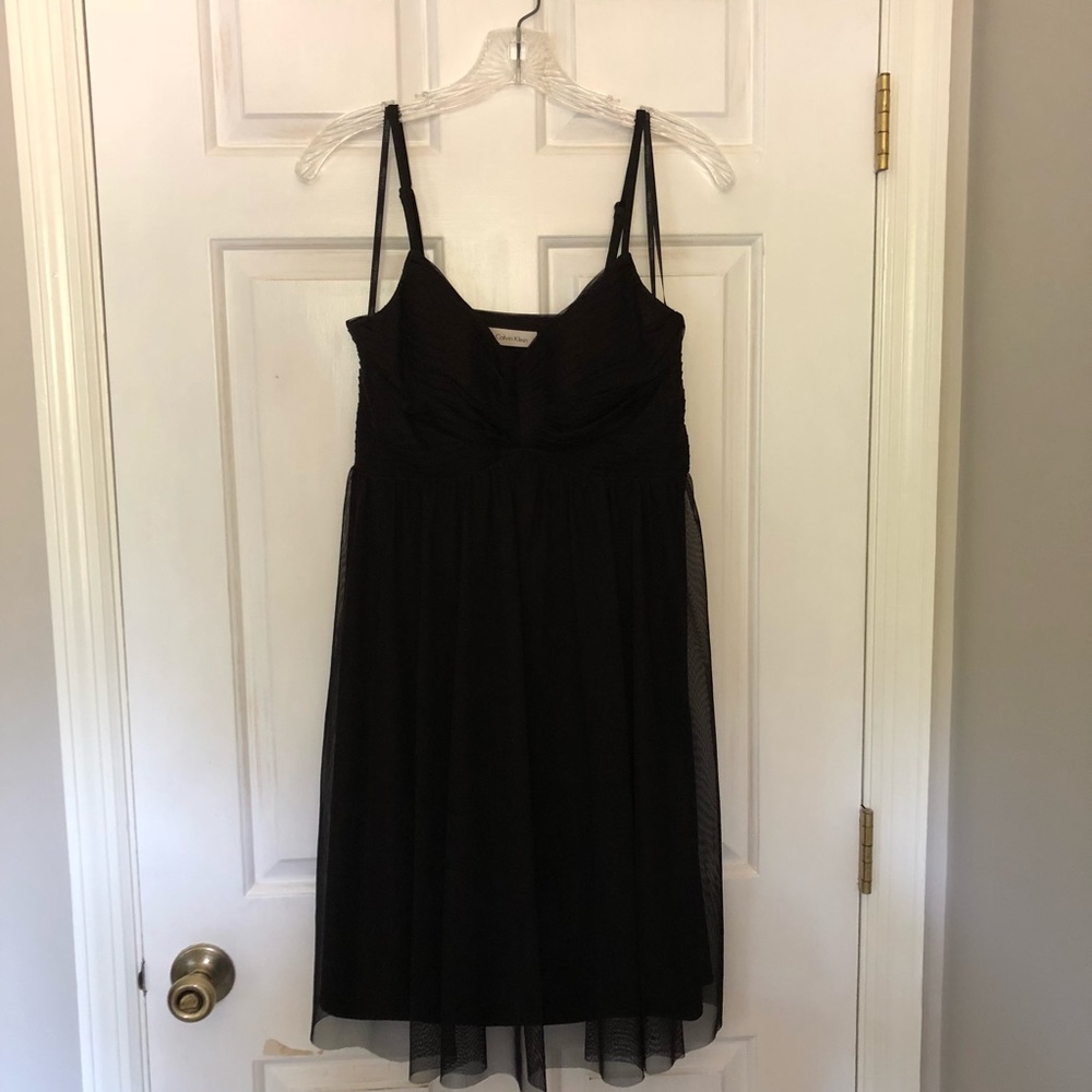 Calvin Klein Empire Waist Tulle Dress
